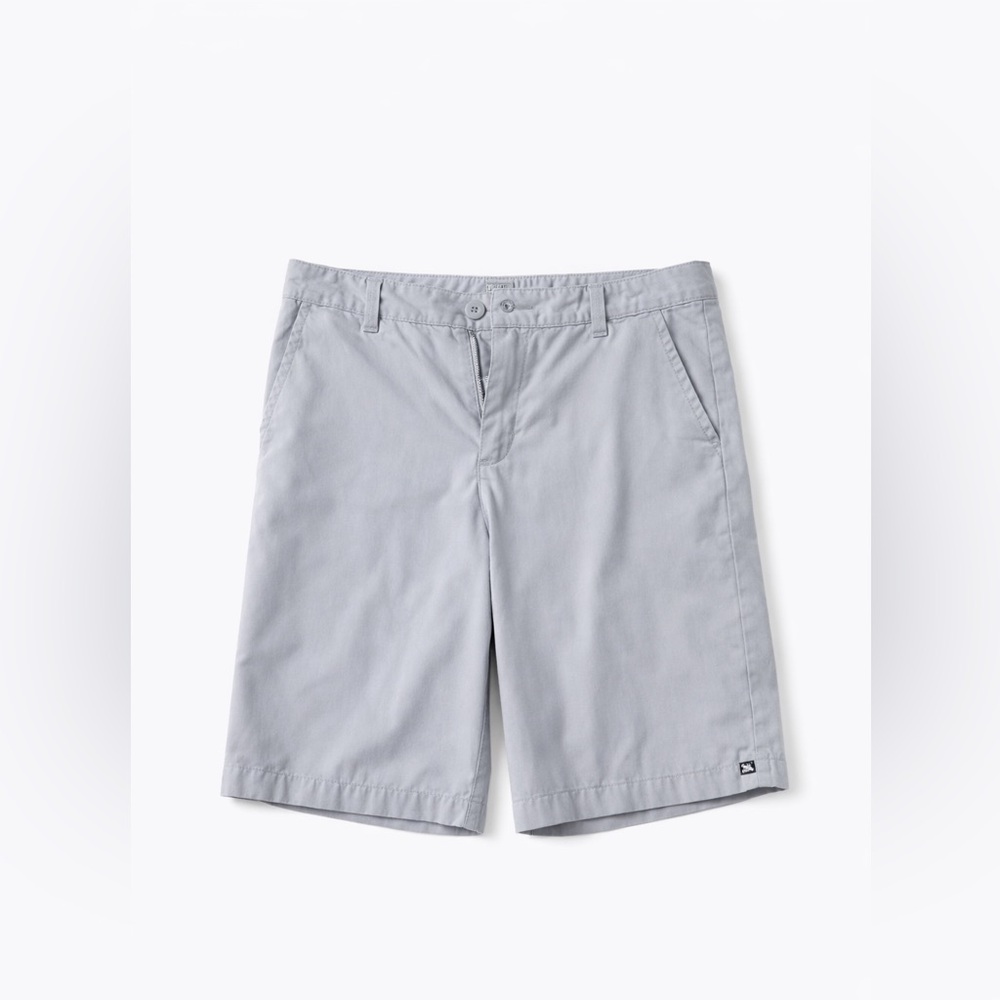 Quiksilver Gray Flat Front Shorts Lightweight Casual